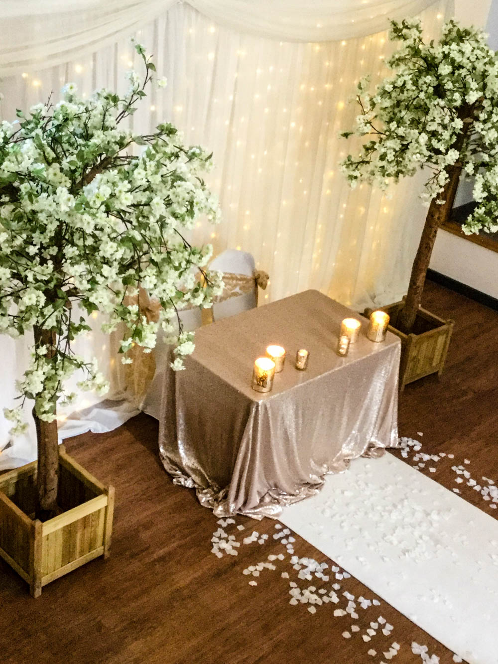 ceremony sequin tablecloth
