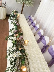 woodland wedding top table