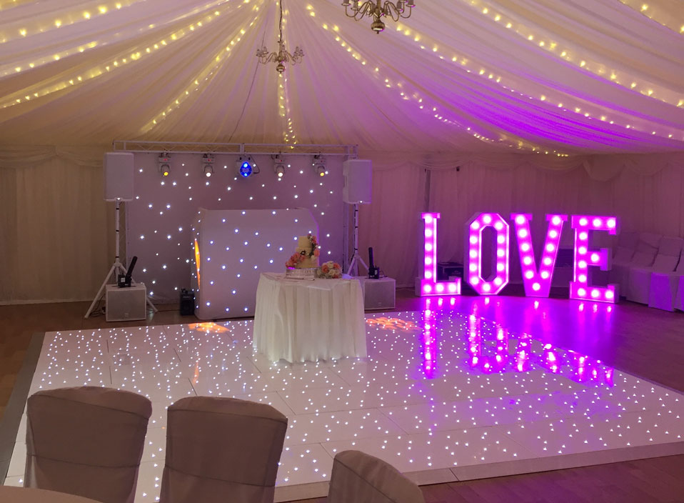 LED dancefloor hire in Essex