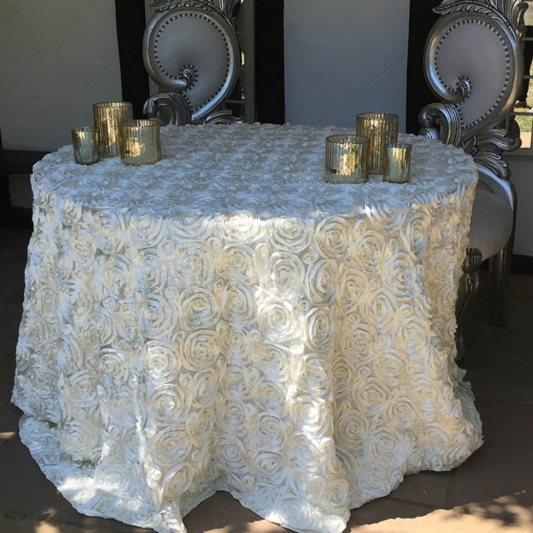Sequin Tablecloth Hire in Essex Elf Occasions Venue Styling