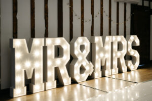 wedding led lighting mr and mrs letters