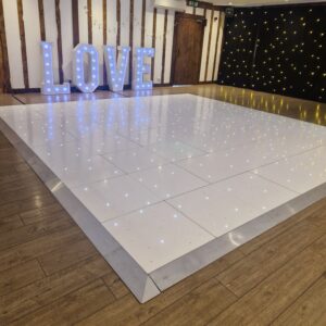 wedding led lighting dancefloor